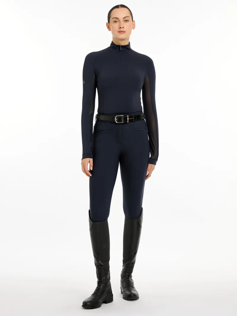LeMieux Halle Lightweight Base Layer Navy-3