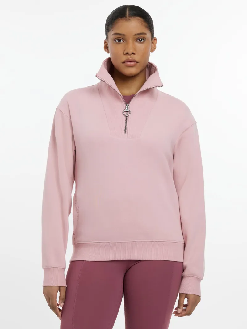 LeMieux Keira Quarter Neck Sweatshirt Blossom-1