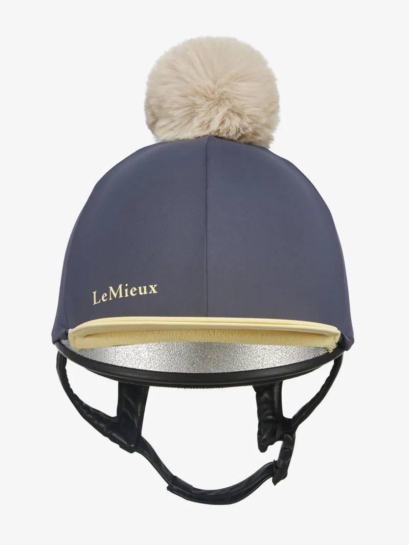 LeMieux Pom Hat Silk Dusk/Mimosa-1