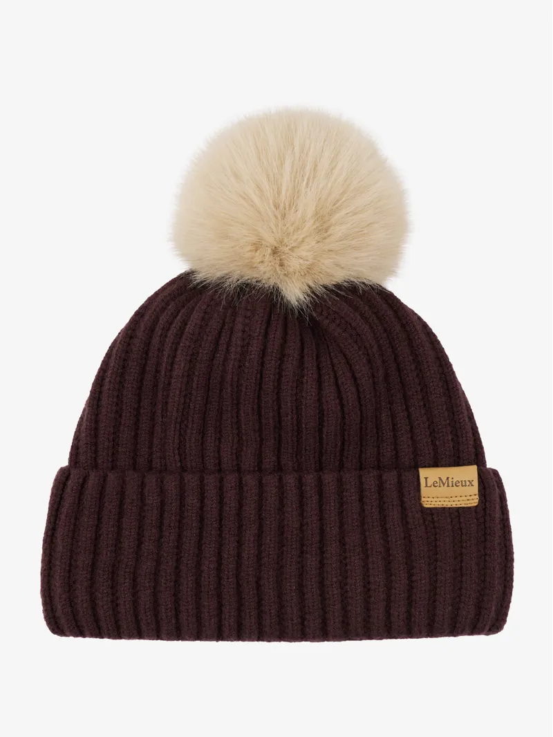 LeMieux Clara Rib Beanie Damson