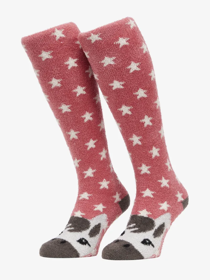 LeMieux Fluffy Character Socks Andalusian