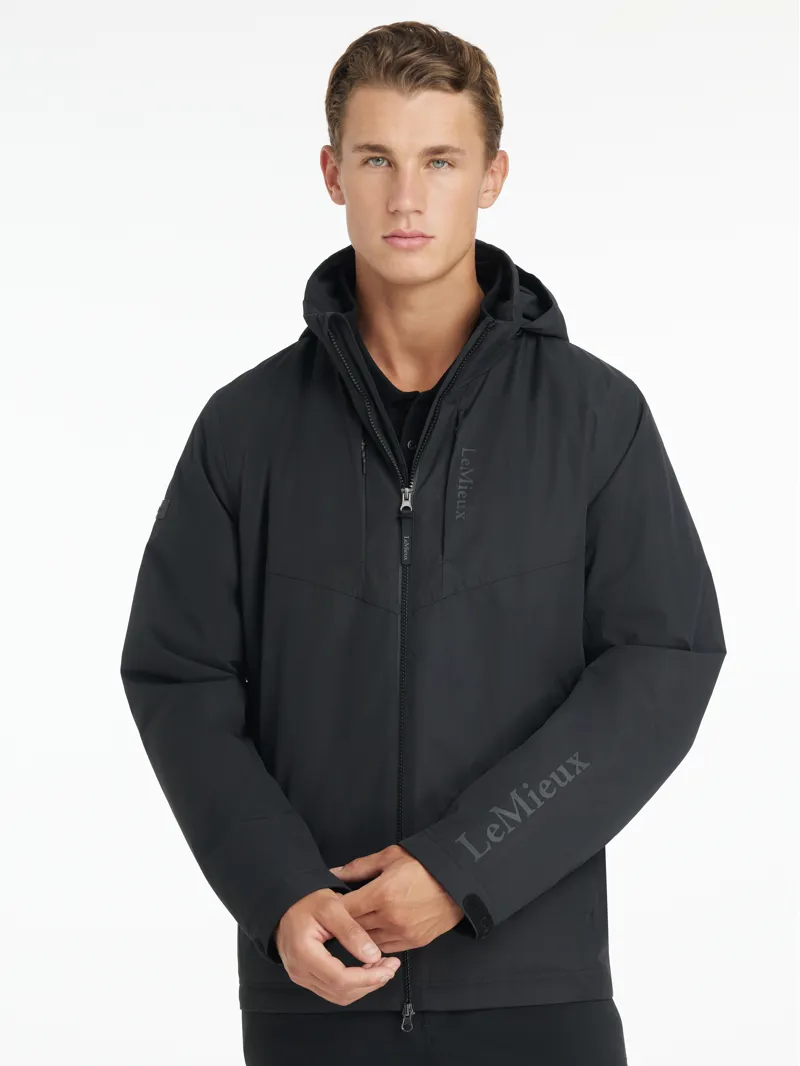 LeMieux Mens Waterproof Team Jacket Black-1