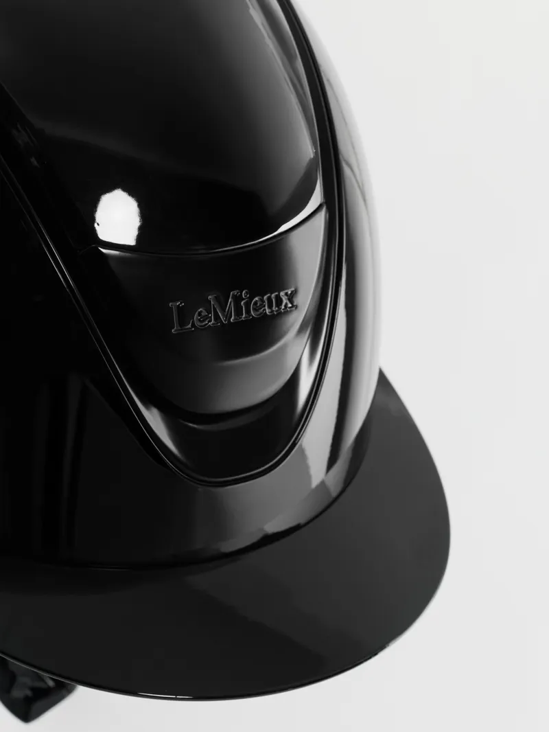 LeMieux Verv Competition Helmet Gloss Black-1