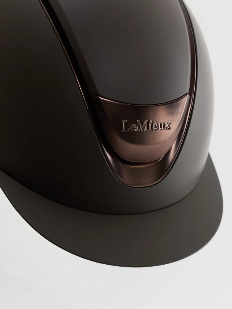 LeMieux Verv Competition Helmet Matte Brown-2