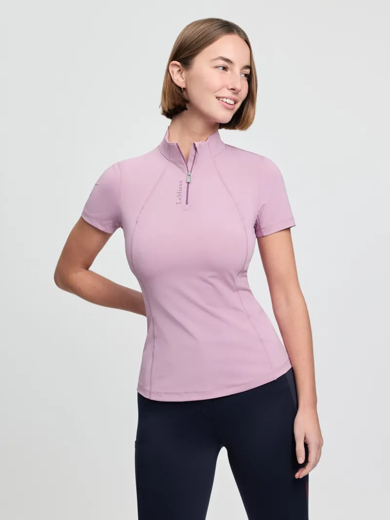 LeMieux Classique Short Sleeeve Base Layer Fondant-1