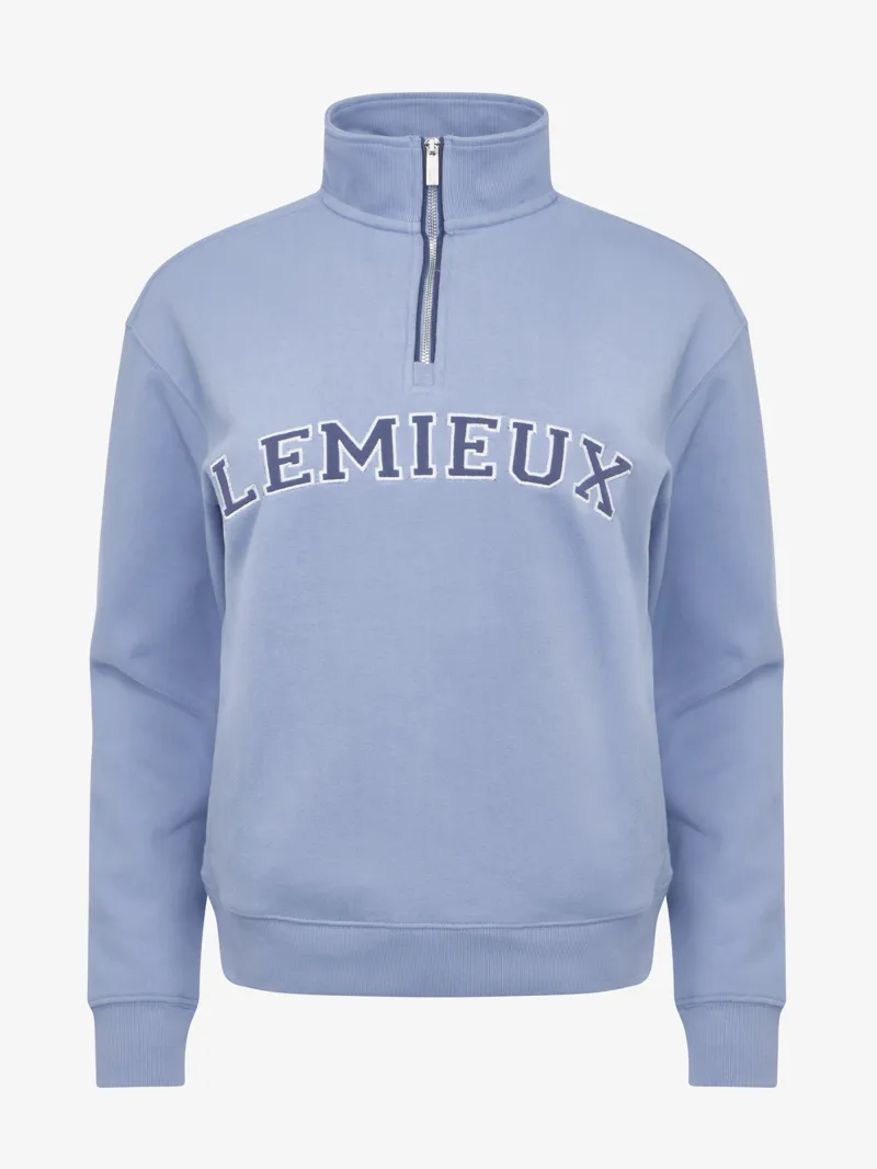 LeMieux Kelsie Quarter Neck Sweat Powder Blue