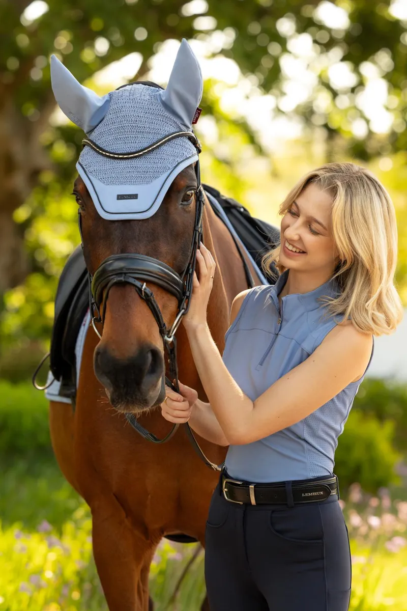 LeMieux Essence Fly Hood Powder Blue-1