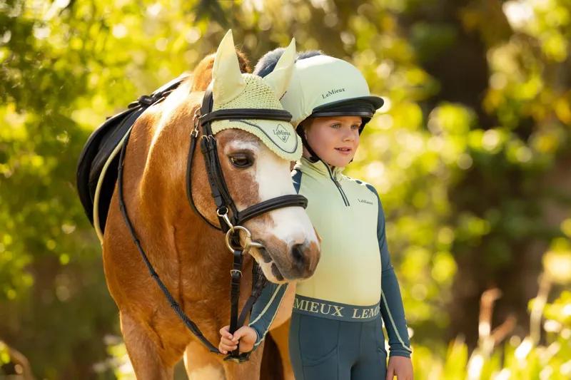 LeMieux Mini Classic Fly Hood Macaron Small-1