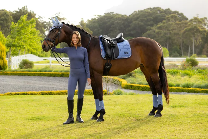 LeMieux Loire Classic Dressage Square Powder Blue-1