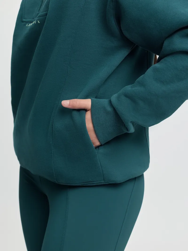 LeMieux Young Rider Vianne Quarter Zip Jungle-4