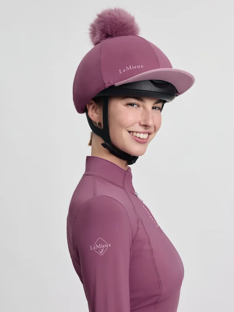 LeMieux Classique Pom Hat Silk Mallow-1