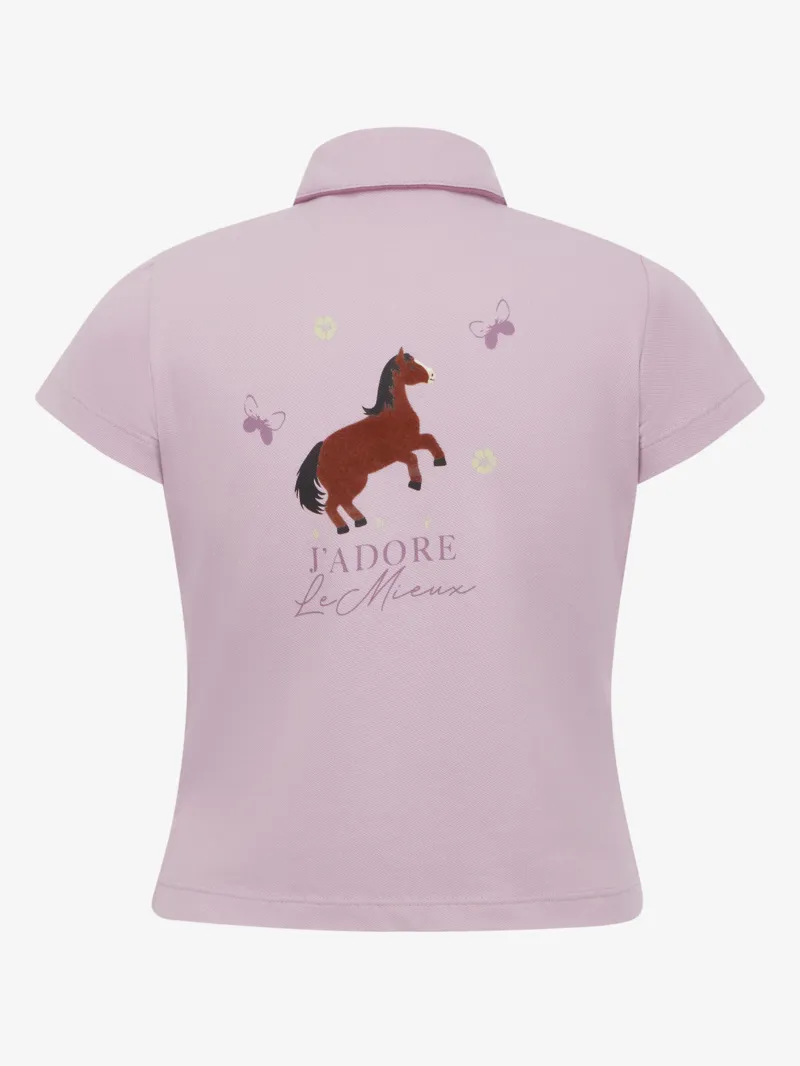 LeMieux Mini Polo Shirt Fondant-1