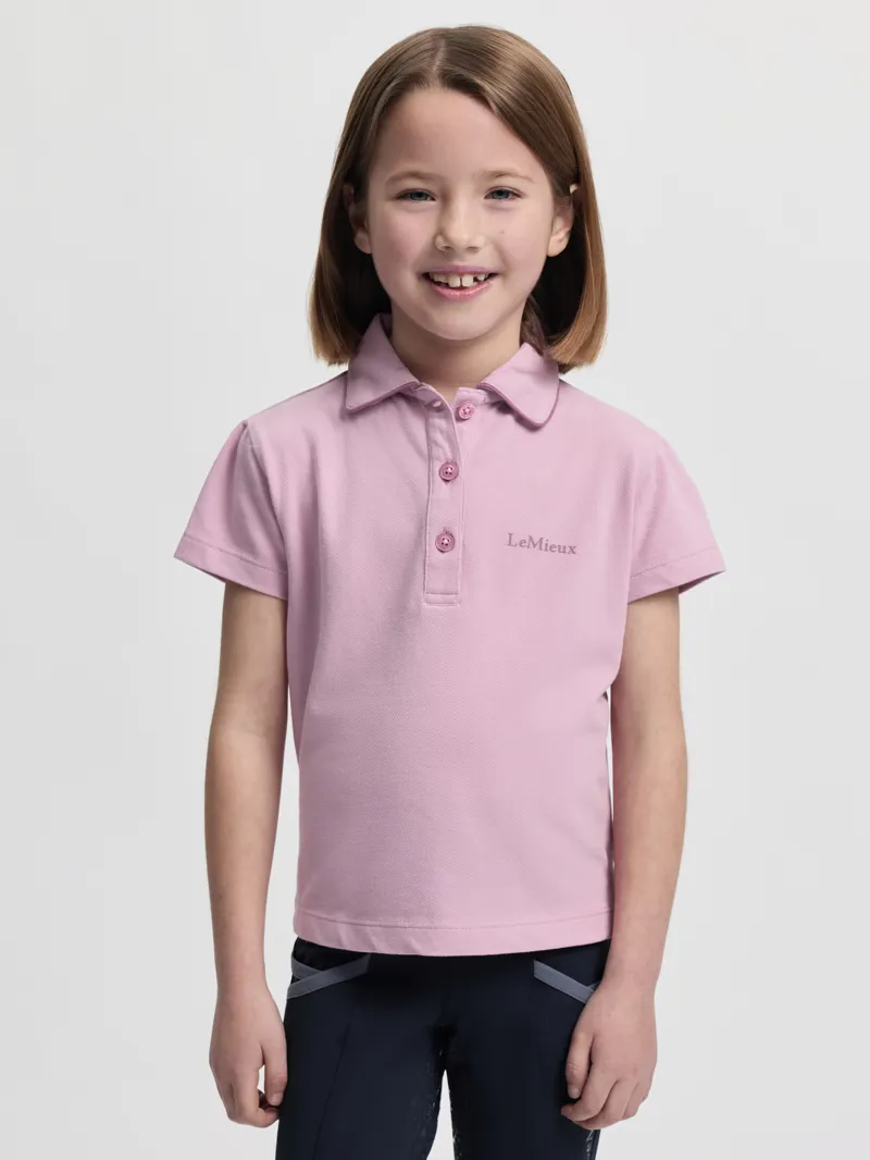 LeMieux Mini Polo Shirt Fondant-2