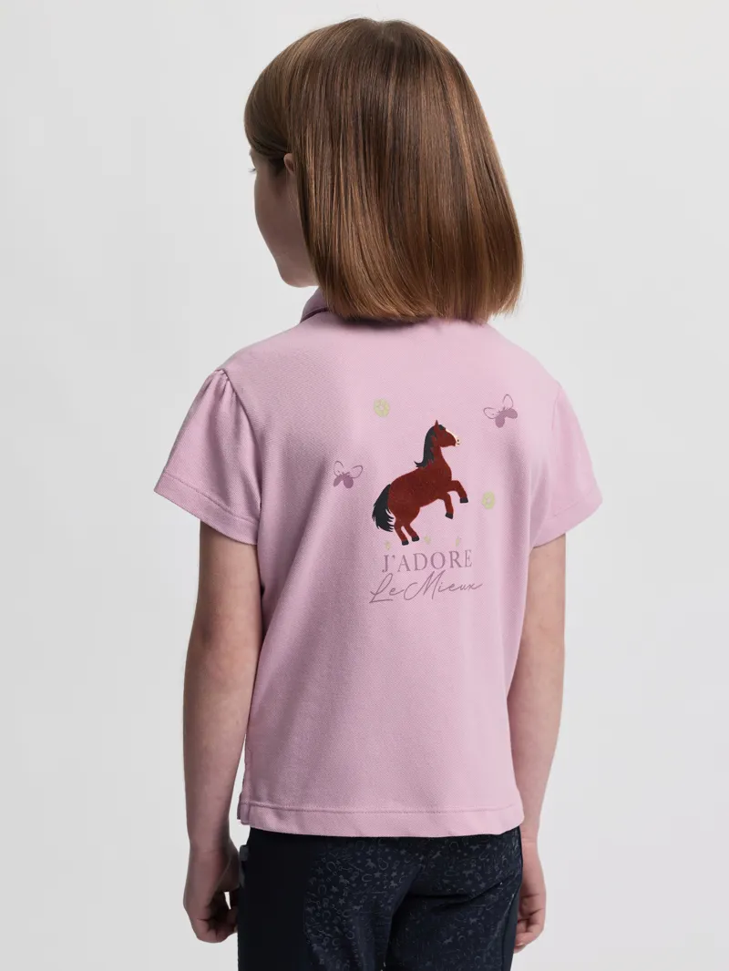 LeMieux Mini Polo Shirt Fondant-3