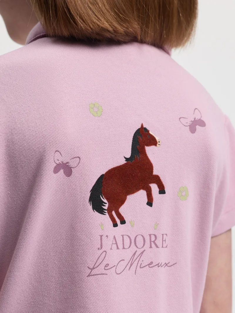 LeMieux Mini Polo Shirt Fondant-5