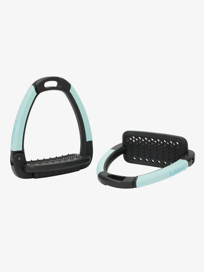 LeMieux x Horsena Swap Stirrup Arm Covers Aqua-1