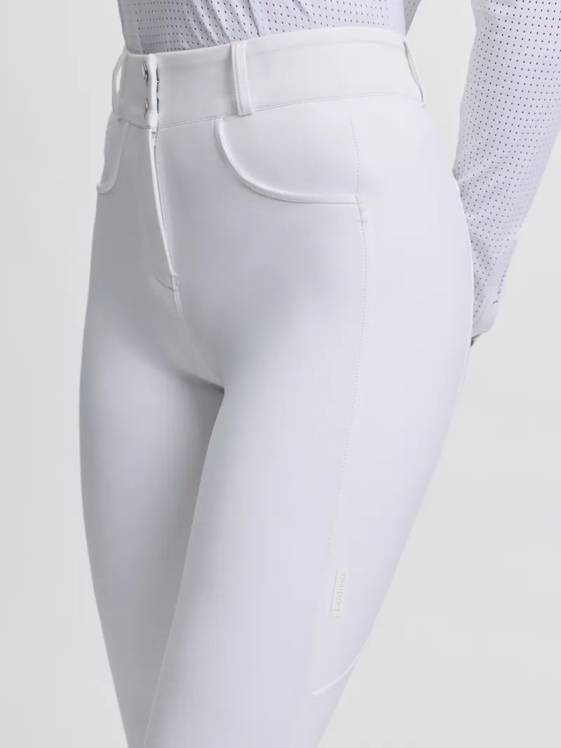 LeMieux Cami Sculpt Full Seat Breech White-4