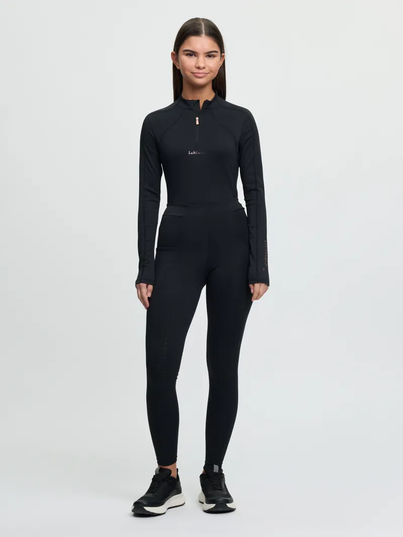 LeMieux Young Rider Sparkle Orla Pull On Black-3