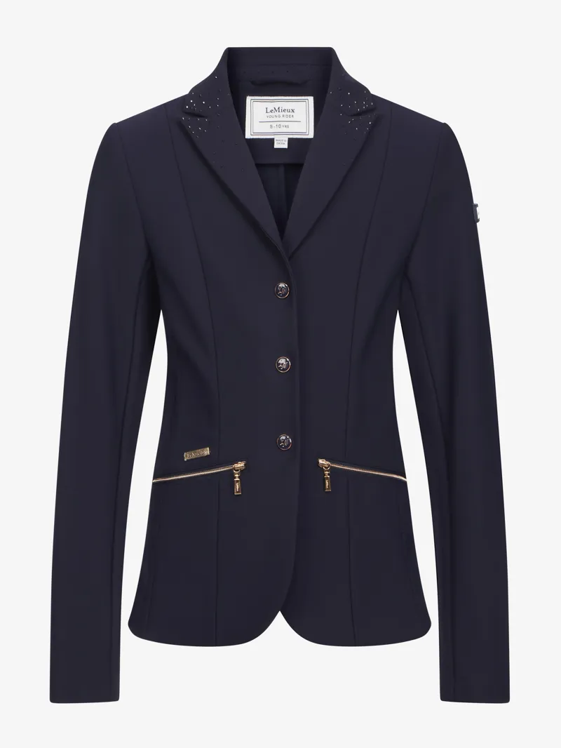 LeMieux Junior Brilliance Pro Show Jacket Navy