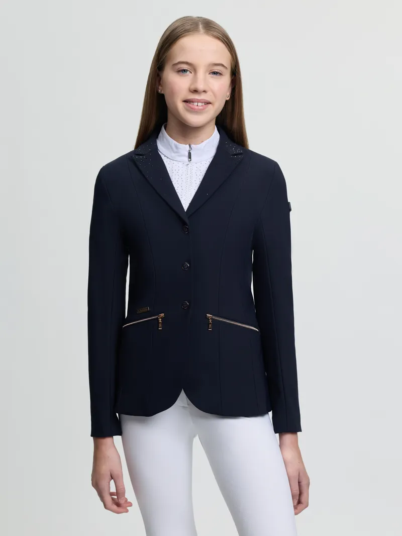 LeMieux Junior Brilliance Pro Show Jacket Navy-1