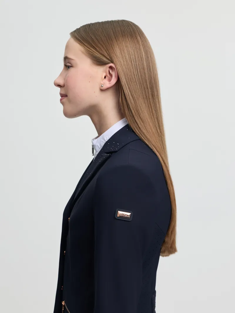 LeMieux Junior Brilliance Pro Show Jacket Navy-5