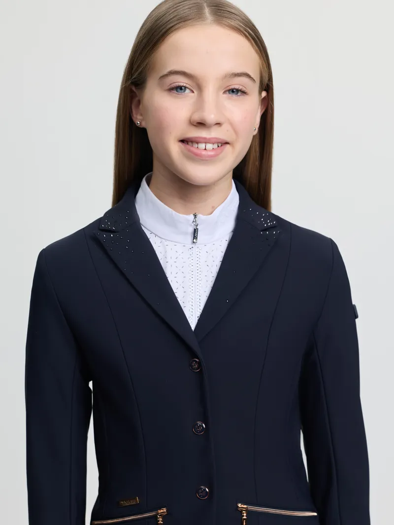 LeMieux Junior Brilliance Pro Show Jacket Navy-4