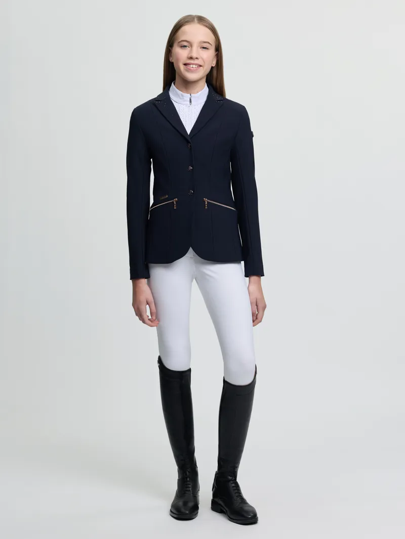 LeMieux Junior Brilliance Pro Show Jacket Navy-3