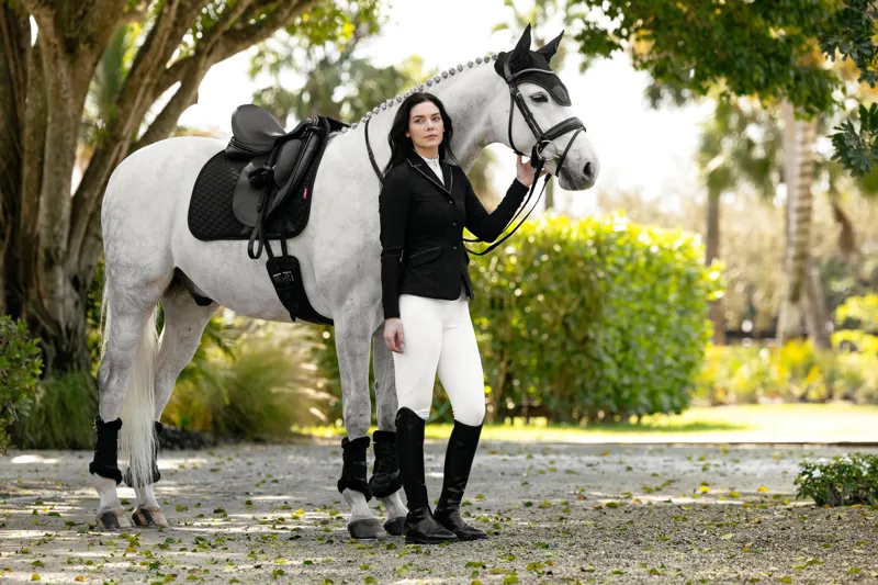LeMieux Brilliance Dressage Square Black-2