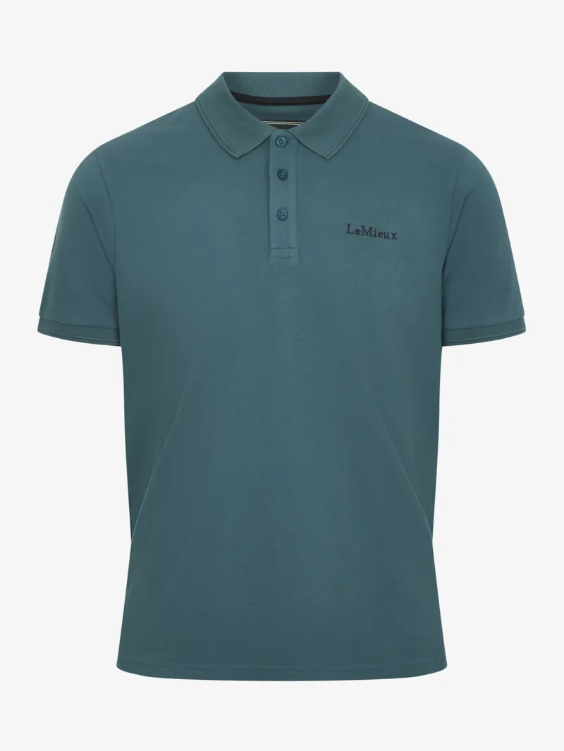 LeMieux Mens Classique Polo Shirt Jungle