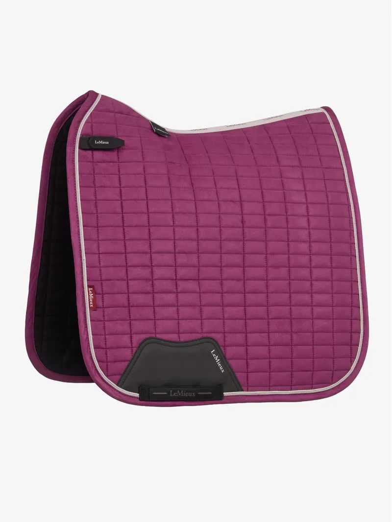 LeMieux Suede Dressage Square Blackberry