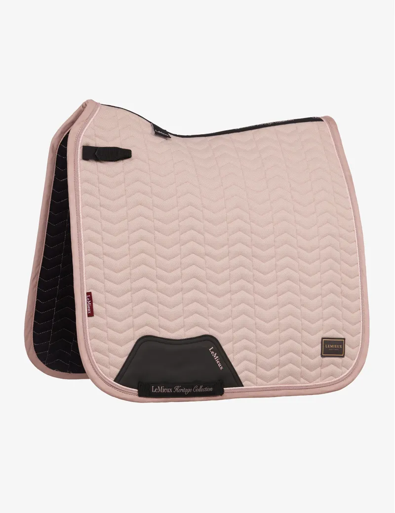 LeMieux Heritage Herringbone Dressage Square Wild Rose