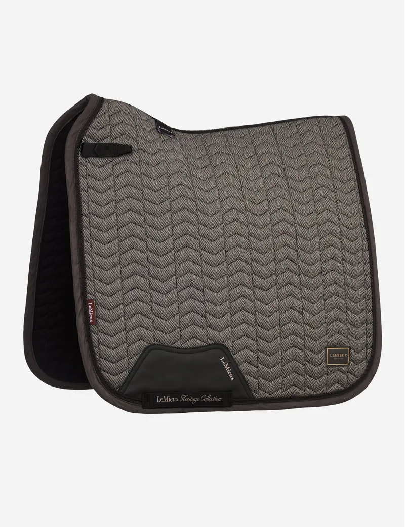 LeMieux Heritage Herringbone Dressage Square Cocoa