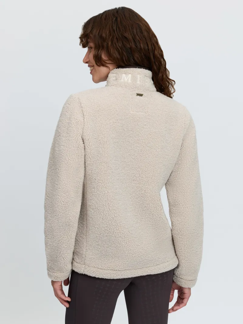 LeMieux Heritage Borg Zip Through Jacket Stone-2