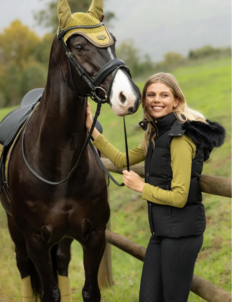 LeMieux Margot Hooded Gilet Black-4