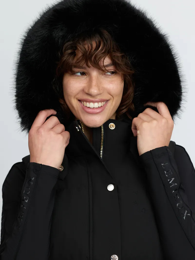 LeMieux Margot Hooded Gilet Black-2