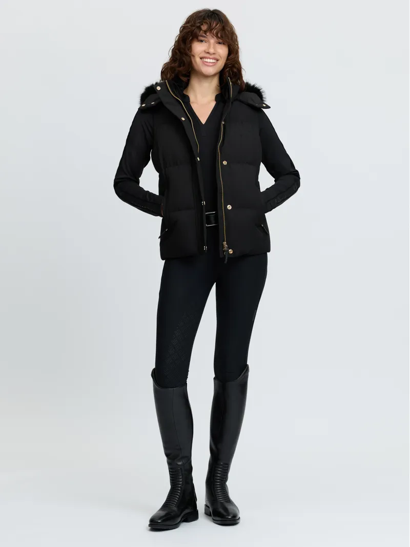 LeMieux Margot Hooded Gilet Black-3