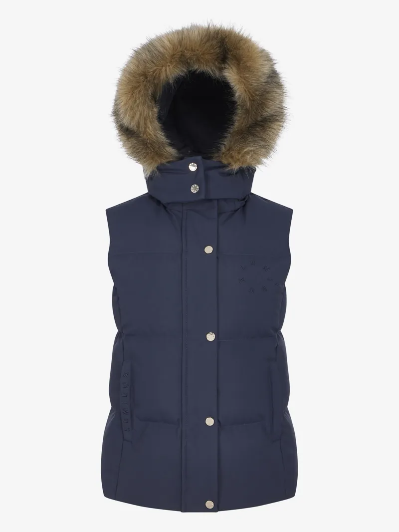 LeMieux Margot Hooded Gilet Navy