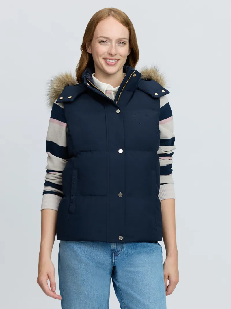 LeMieux Margot Hooded Gilet Navy-1