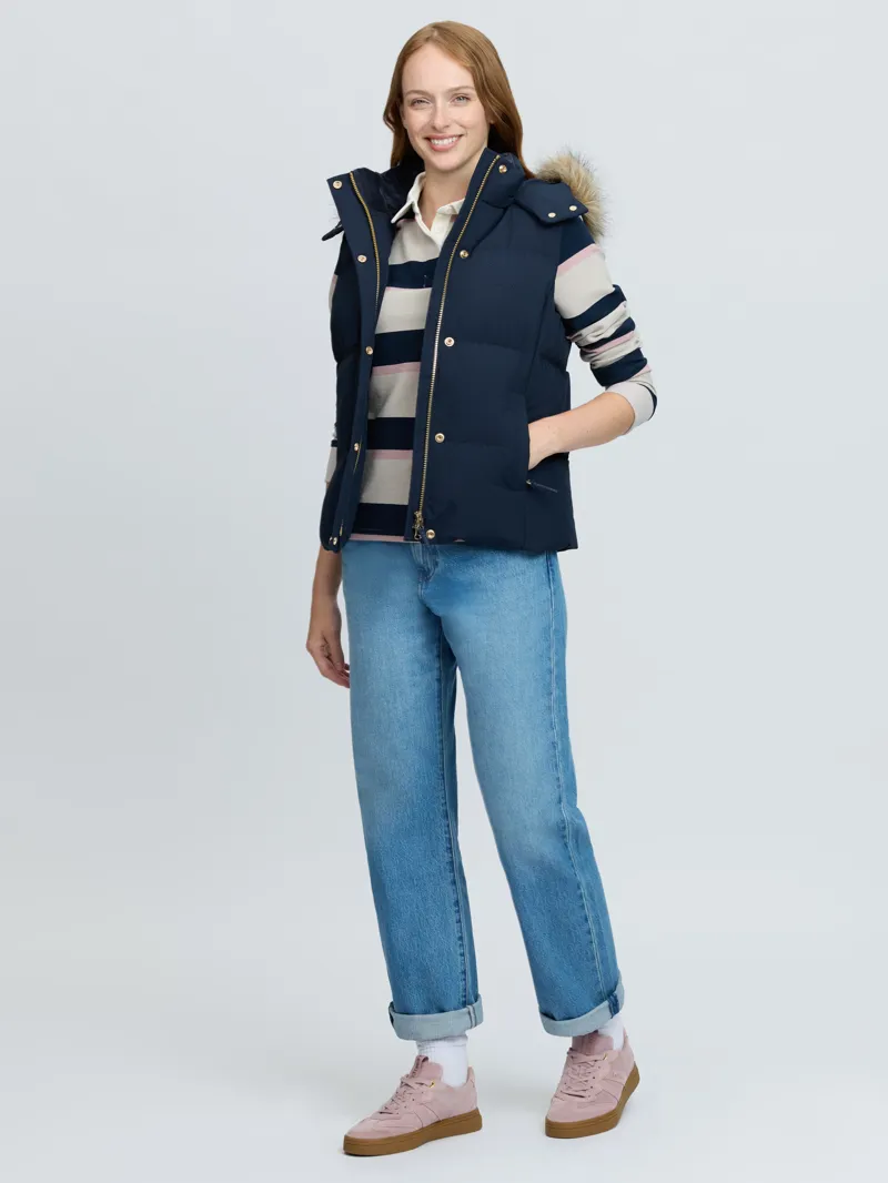 LeMieux Margot Hooded Gilet Navy-3