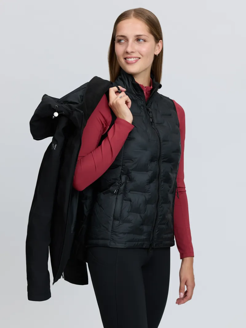 LeMieux Brooke 3 in 1 Waterproof Hybrid Jacket Black-4