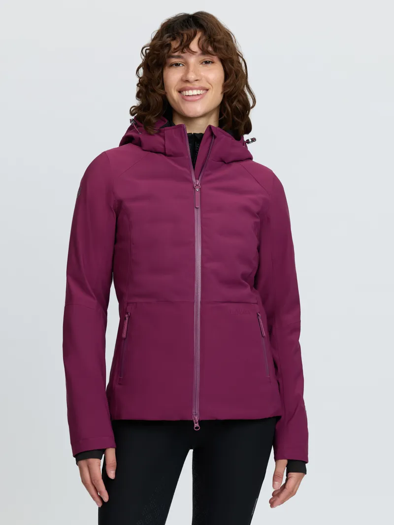 LeMieux Brooke 3 in 1 Waterproof Hybrid Jacket Blackberry-4