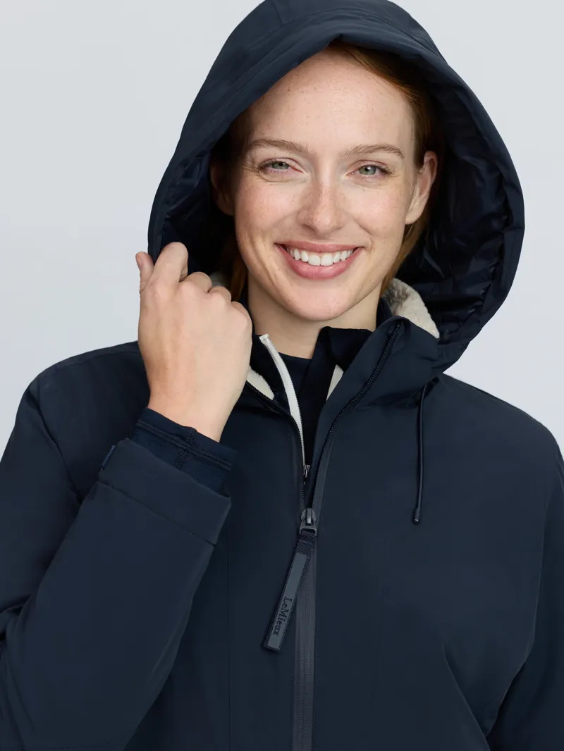 LeMieux Phoebe Half Zip Waterproof Anorak Navy-5