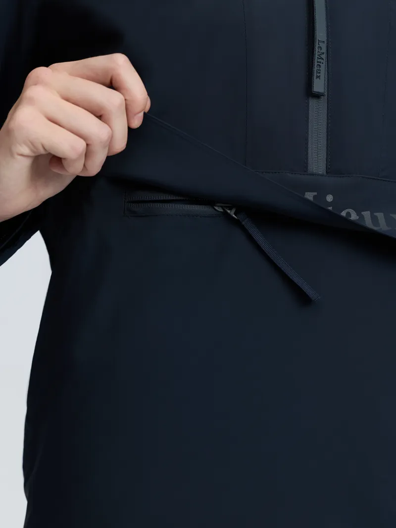 LeMieux Phoebe Half Zip Waterproof Anorak Navy-3