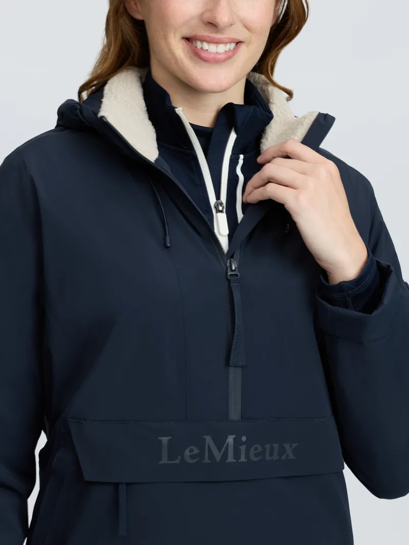 LeMieux Phoebe Half Zip Waterproof Anorak Navy-2