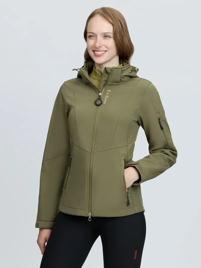 LeMieux Celine Softshell Jacket Willow Green-1