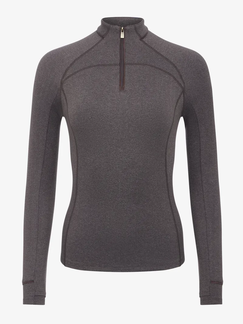 LeMieux Heritage Herringbone Base Layer Cocoa