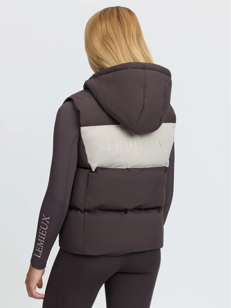 LeMieux Young Rider Joey Hooded Gilet Cocoa-2