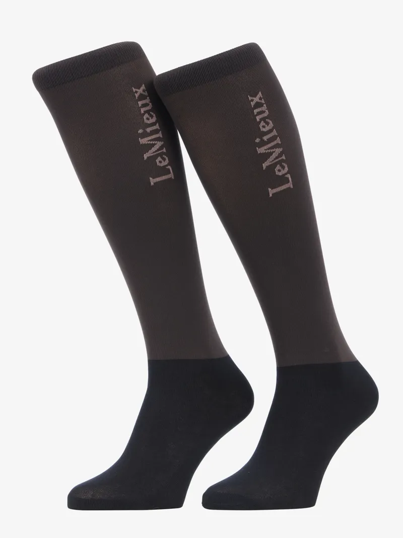 LeMieux Competition Socks 2 pack Cocoa