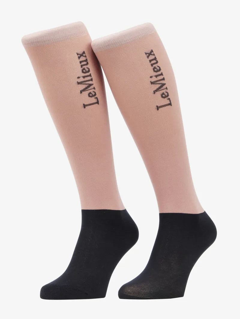 LeMieux Competition Socks 2 pack Wild Rose