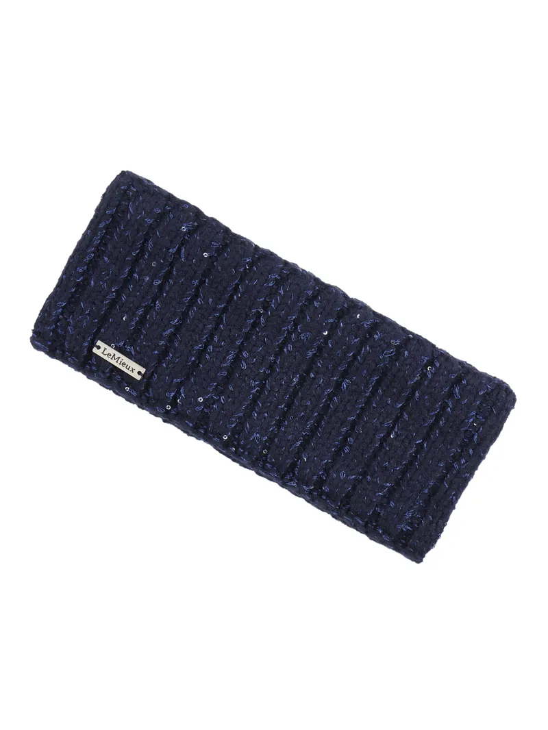 LeMieux Bernie Sequin Headband Navy